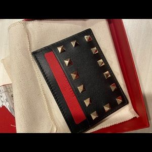 NIB Valentino card holder